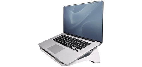 Support I-Spire pour ordinateur portable,blanc/gris