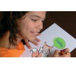 Cubes de notes adhésives 'bulles', 70 x 70 mm, uni