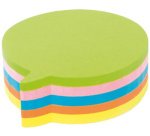 Cubes de notes adhésives 'bulles', 70 x 70 mm, uni