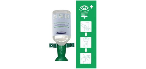 Station de lavage oculaire, avec 500 ml de