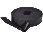 Bande auto-agrippante, 20 mm x 10 m, noir