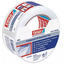 Tape voor folie 4668 MDPE, 50 mm x 33 m, transparant