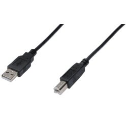 câble de connexion USB 2.0, mâle USB-A - mâle USB-B
