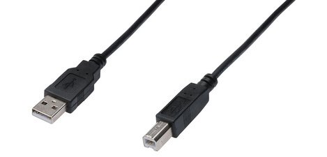câble de connexion USB 2.0, mâle USB-A - mâle USB-B