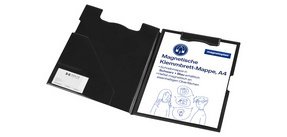 Porte-bloc double magnétique, noir