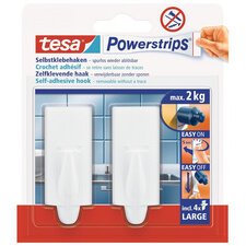 Powerstrips Zelfklevende haak LARGE, trendy, vrchroomd