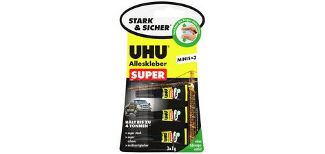Colle tout SUPER Strong & SAFE MINIS, 3 tubes de 1 g
