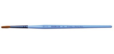 Round pony brush, No.10, wooden handle