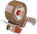 Dévidoir manuel pour ruban adhésif d'emballage