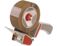 Dévidoir manuel pour ruban adhésif d'emballage