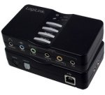 Sound Box USB 7.1, 8 canaux, noir