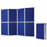 tableau de présentation, pliable, bleu
