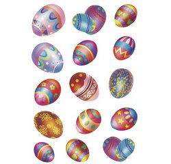 Stickers de Pâques DECOR 'Poussin dans l'oeuf'