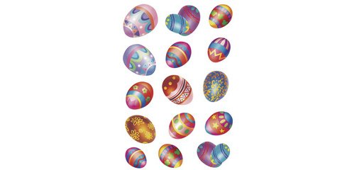 Stickers de Pâques DECOR 'Poussin dans l'oeuf'