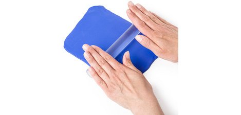 rouleau acrylique, pour le deroulement de la pâte à modeler