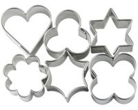 Moules à découper pour pâte à modeler, en métal, 6