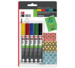 Marqueur acrylique 'Deco Painter matt', blister de 5