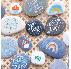 Marqueur acrylique 'Deco Painter matt', blister de 5