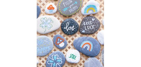 Marqueur acrylique 'Deco Painter matt', blister de 5