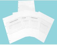 Recharge Classeur, 297 x 210 mm, papier extra blanc