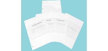 Recharge Classeur, 297 x 210 mm, papier extra blanc