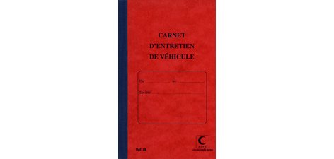 Carnet d'entretien de véhicule, 32 pages