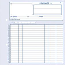 Manifold 'Commandes', 297 x 210 mm, dupli