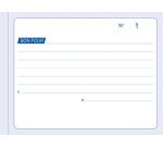 Manifold 'Bons pour', 105 x 140 mm, dupli, autocopiant