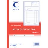 Manifold 'Devis - Offre de prix', 210 x 297 mm, tripli