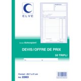 Manifold 'Devis - Offre de prix', 297 x 210 mm, dupli