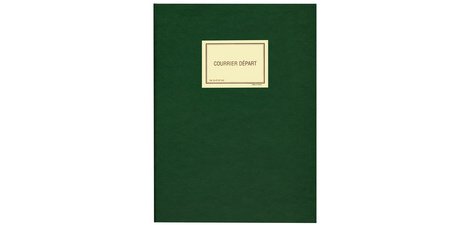 Registre 'Courrier départ', 150 pages, 320 x 240 mm