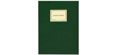 Registre 'Courrier départ', 150 pages, 320 x 240 mm