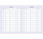 Registre 'Courrier départ', 150 pages, 320 x 240 mm