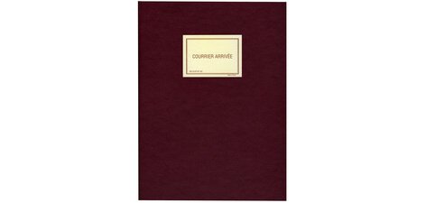 Registre 'Courrier arrivée', 150 pages, 320 x 250 mm