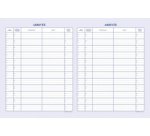 Registre 'Courrier arrivée', 150 pages, 320 x 250 mm