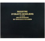 Registre 'Objets mobiliers et véhicules d'occasion'