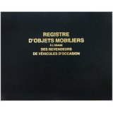 Registre 'Objets mobiliers et véhicules d'occasion'