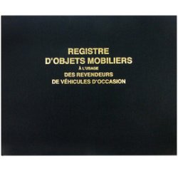 Registre 'Objets mobiliers et véhicules d'occasion'