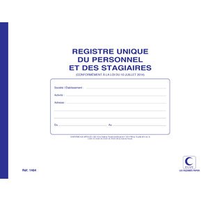 Personeels- en stagiareregister, 52 blz.