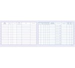 Registre unique du personnel elve a4 210x297mm papier lisse épais 52 pages imprimées recto verso