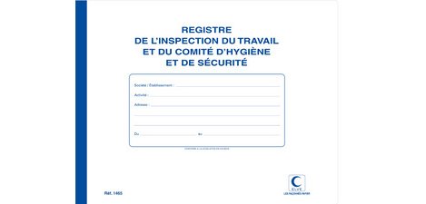 Registre 'Inspection du travail et comité d'hygiène et