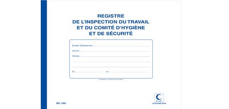 Registre 'Inspection du travail et comité d'hygiène et