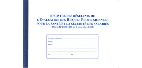 Registre 'Evaluation des risques professionnels'