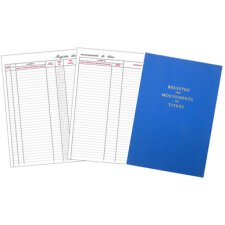 Registre 'Mouvements des titres', 100 pages, format A4