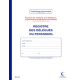 Registre 'Délégués du personnel', 40 pages, 320 x 240mm