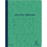 Piqûre 'Recettes/Dépenses', 80 pages, 297 x 210 mm