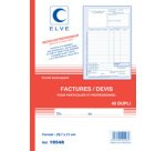 Manifold 'Facturier: auto-entrepreneurs', 40 feuillets