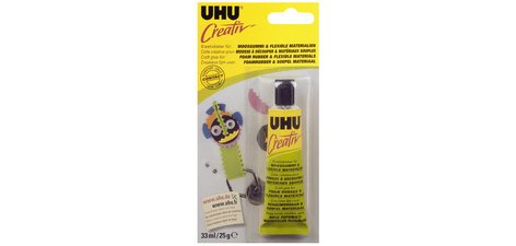 Colle spéciale 'Creativ' pr mousse à découper, tube 33ml