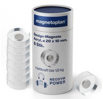 Aimant néodyme Design, diamètre: 20 mm