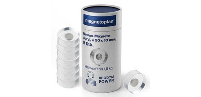 Neodymium magnet Design, diameter: 15 mm